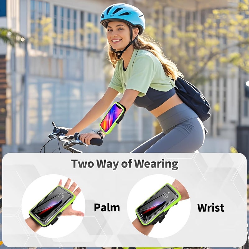Kebrela Wrist Phone Holder for Running, Forearm Armbands, Running Armband with Card Slot for iPhone Pro Max Plus (16/15/14/13/12/11/X/XR), for Galaxy S24/S10, Wristband Up to 7.0'' Phone - Image 2